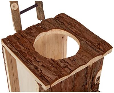 TRIXIE NATURAL LIVING SPEEL- EN GRAAFTOREN MUIS / DWERGHAMSTER 20X16X20 CM - thumbnail