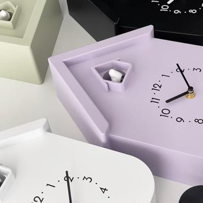 Wandklok 21,5x41,5x8,5 cm - Slinger - Koekoek - NeXtime 'Twitter'