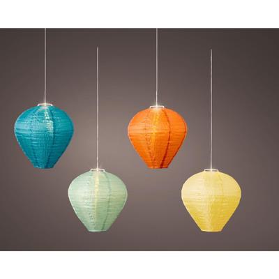 Solar lantaarn nylon Ø30x28cm