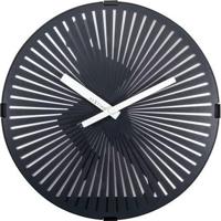 NeXtime - NeXtime - Wandklok - 30 cm - Plastic- Bewegend- Zwart - - thumbnail