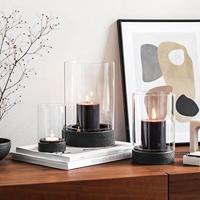 VILLEROY & BOCH - Manufacture Rock Home - Windlicht 27cm zwart - thumbnail