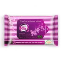 Gentle Day Natte doekjes van bamboe 10 Stuks - thumbnail