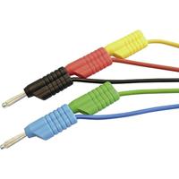 VOLTCRAFT MS 4250S Meetsnoerenset Banaanstekker 4 mm Banaanstekker 4 mm 1.00 m Rood, Zwart, Blauw, Groen, Geel 1 stuk(s) - thumbnail