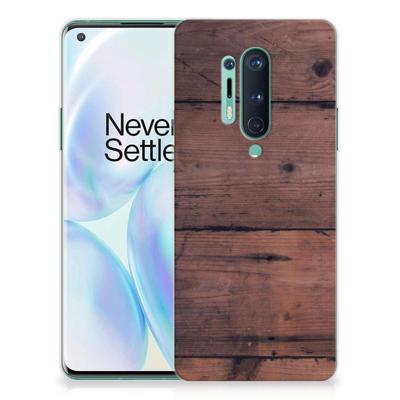 OnePlus 8 Pro | Bumper Hoesje | Old Wood