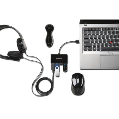 Kensington USB 2.0 Hub mini 4-poorten