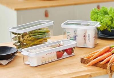 Rotho CAUMA Koelkastorganizer 27x9.2x11.3 cm 2L Wit/Transparant