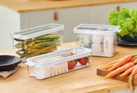 Rotho CAUMA Koelkastorganizer 27x9.2x11.3 cm 2L Wit/Transparant - thumbnail