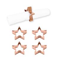 ECHTWERK Tafel accessoires (servetringen van ed, Brons, 4-delig) - thumbnail