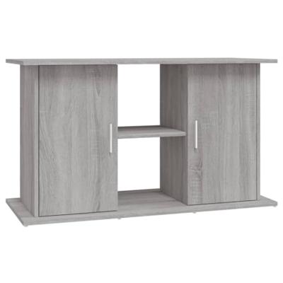 Aquariumstandaard 101x41x58 cm bewerkt hout grijs sonoma eiken - thumbnail