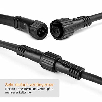 LEDmaxx Illu-22-v2 Party-lichtketting Binnen/buiten werkt op het lichtnet Aantal lampen 60 LED Verlichte lengte: 20 m