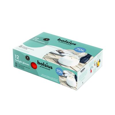 Bolisius - Twilight kaars - Rood - 12 stuks