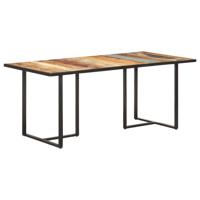 Eettafel 180 cm massief gerecycled hout - thumbnail