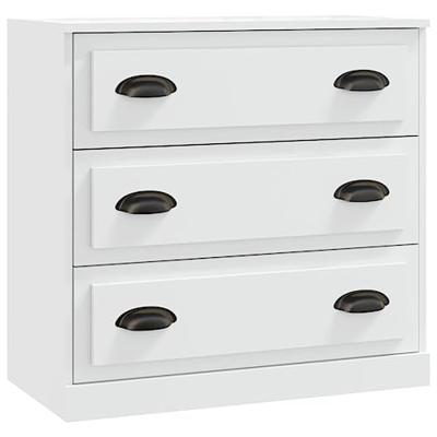 Dressoir 70x35,5x67,5 cm bewerkt hout wit