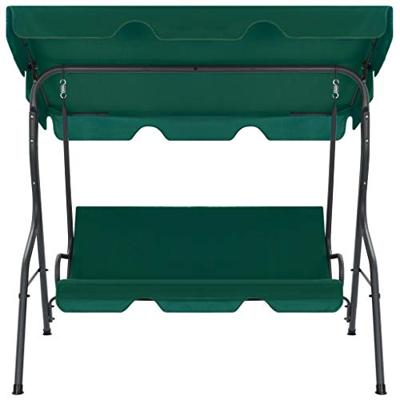 VidaXL Schommelbank 170x110x153 cm stof groen