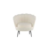 Nohr Fauteuil 'Yoni' Teddy, kleur Wit - thumbnail