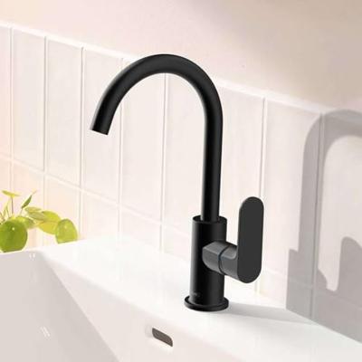 Hansgrohe Rebris S wastafelkraan - draaibare uitloop - met waste - mat zwart 72536670 - thumbnail