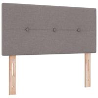 Boxspringbed met matras met matras Taupe 90 x 190 cm - thumbnail