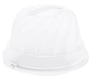 Rotho fresh cakedoos tulband 30.5 cm wit/transparant