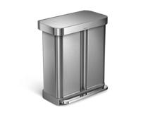 Simplehuman Prullenbak Liner Pocket Recycler 24 + 34 liter Zilver - thumbnail