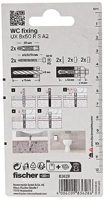 Fischer 83628 Bevestigingsset 50 mm 1 set(s) Fischer 83628 Bevestigingsset 50 mm 1 set(s)