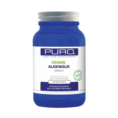 Puro Vegan Algenolie Omega 3 Capsules 120Stuks