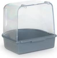 Badhuisje voor vogels grijs - thumbnail