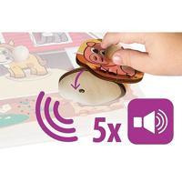 Eichhorn - houten nopjespuzzel met geluid 6dlg. - thumbnail