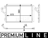 Condensor, airconditioning AC55000P - thumbnail