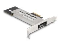 Delock 47028 Mobile Rack PCI Express-kaart voor 1 x M.2 NVMe SSD - Low Profile Form Factor - thumbnail