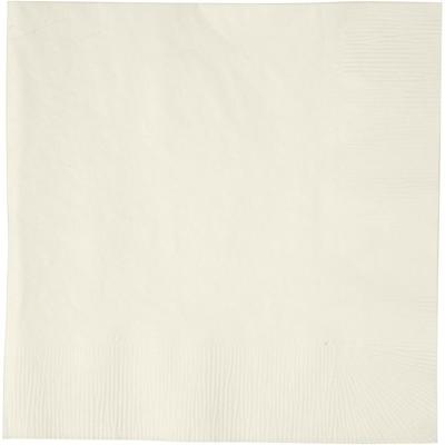 Creativ Company Servetten, witte achterkant, afm 33x33 cm, off-white, 20 stuk/ 1 doos
