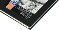 Oxford schetsboek, 100 g/m², ft A5, zwart, 50 vel - thumbnail