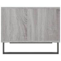 Salontafel 60x50x40 cm bewerkt hout grijs sonoma eikenkleurig - thumbnail