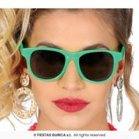 Bril Blues Brothers Neon Green - thumbnail