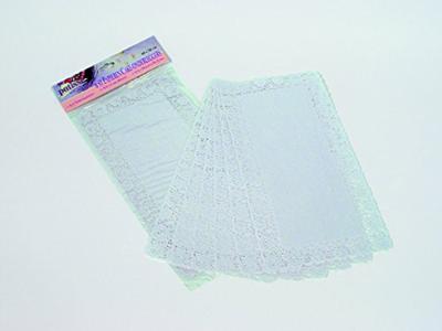 Patisse Papieren Taartranden 40x20 cm 6 Stuks Wit