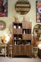 Grondlegger DKD Home Decor Natuurlijk Bamboe Bali (28 x 28 x 60 cm) - thumbnail
