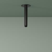 Plafondbuis Hotbath Ace 15 cm Geborsteld Zwart PVD - thumbnail