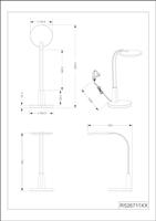 Trio TafellampSally zwart - R52671102 - thumbnail