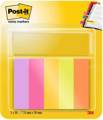 Markeerstrook Post-it 670-5-TFEN 15x50mm Energetic 5 stuks Markeerstrook Post-it 670-5-TFEN 15x50mm Energetic 5 stuks