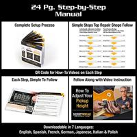 MusicNomad MN604 set precisiemeters afstellen gitaar - 6 stuks met tasje - thumbnail