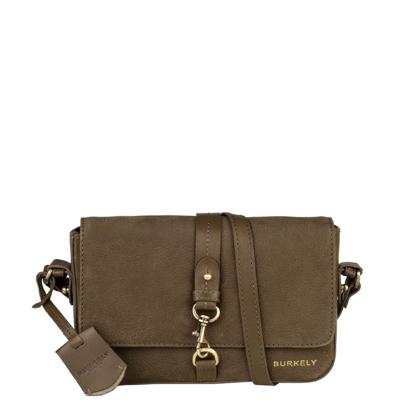 BURKELY nubuck crossbody tas Soul Skye olijfgroen