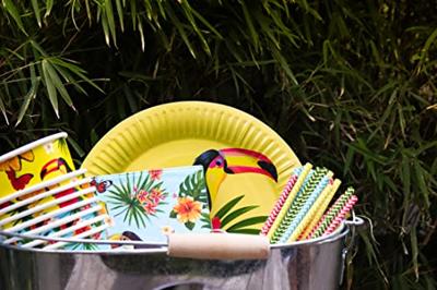 Toekan servetten Hawaii - 20 stuks - thumbnail
