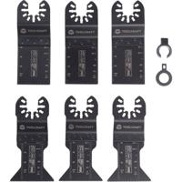 TOOLCRAFT TO-10283859 Bimetaal Multitool toebehorenset 6 stuk(s) - thumbnail