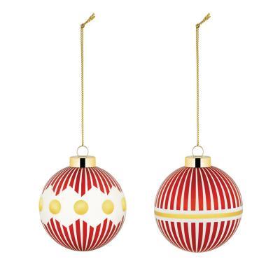 Alessi Delight Kerstballenset 2 stuks