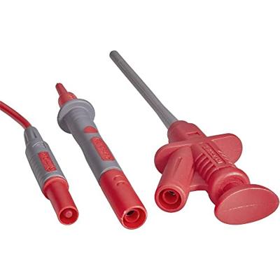 VOLTCRAFT MS-6 Veiligheidsmeetsnoerenset Banaanstekker 4 mm Testpunt 1.20 m Zwart, Rood 1 set(s)