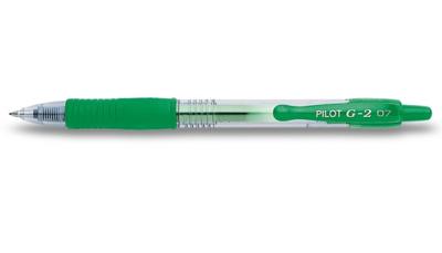 Pilot roller intrekbare Gelpen G-2 groen