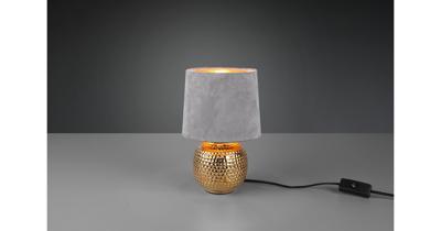 Trio SchemerlampjeSophia keramiek goud met grijs - R50821011