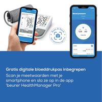 Beurer BM53 Bloeddrukmeter met AFIB Detectie Wit/Grijs - thumbnail