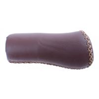 Gazelle Handvat rechts 88 mm - bruin aero leder - thumbnail