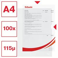Esselte Zichttassen DIN A4 Polypropyleen 0.11 mm Transparant 54832 100 stuk(s) - thumbnail