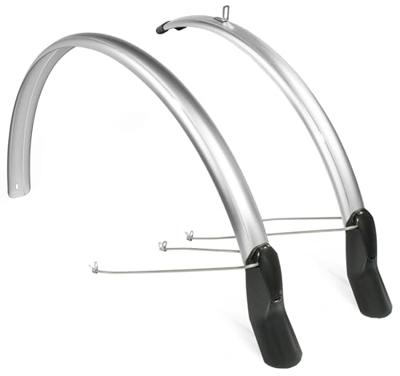 Eurofender Spatbordset snello 28" x 46 mm - smoke / titanium Eurofender Spatbordset snello 28" x 46 mm - smoke / titanium